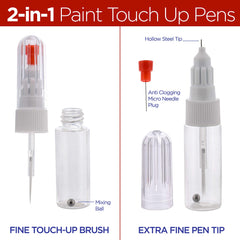 TCP Global anti-clog needle tip detail preventing dried paint