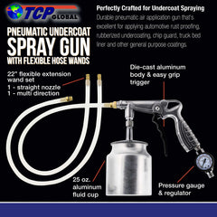 TCP Global close-up of built-in regulator gauge for precise pressure adjustments