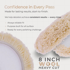 TCP Global hook-and-loop backing attachment displaying secure grip during polishing