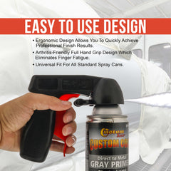TCP Global trigger attached to spray can in use for steadier, more accurate spraying