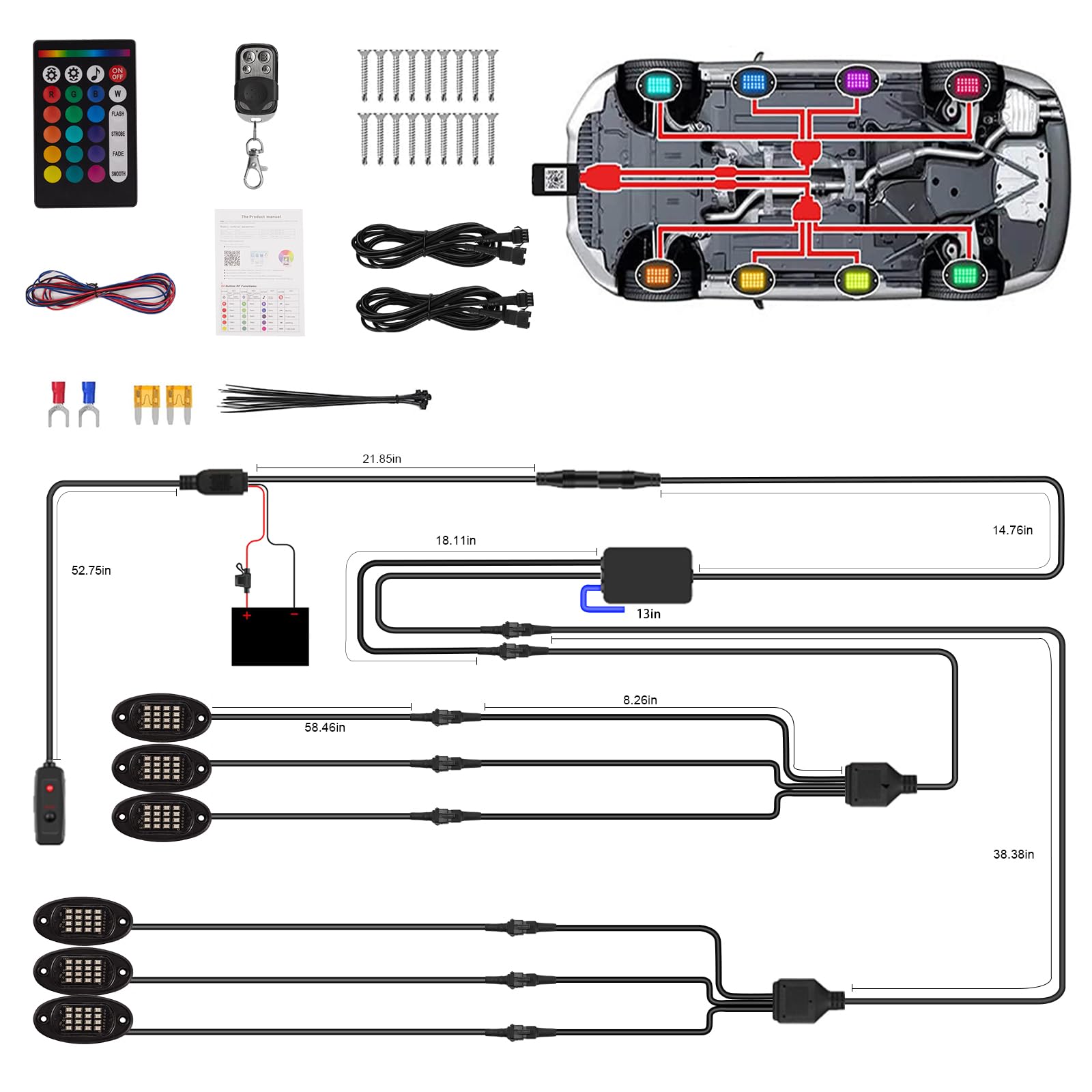 TDE Explorer.Lighting close-up of LED pod showing waterproof seal and durability