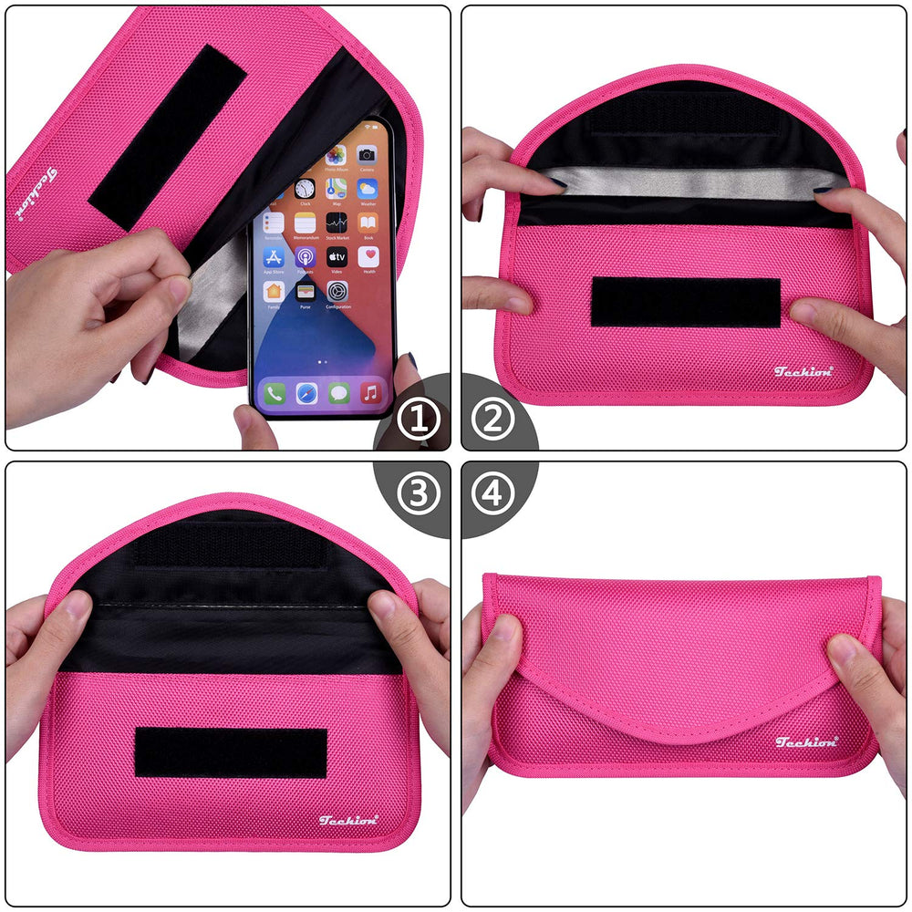 Techion car key fob inside bag illustrating protection against relay theft