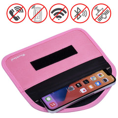 Techion pouch with smartphone inside showing fit and secure isolation