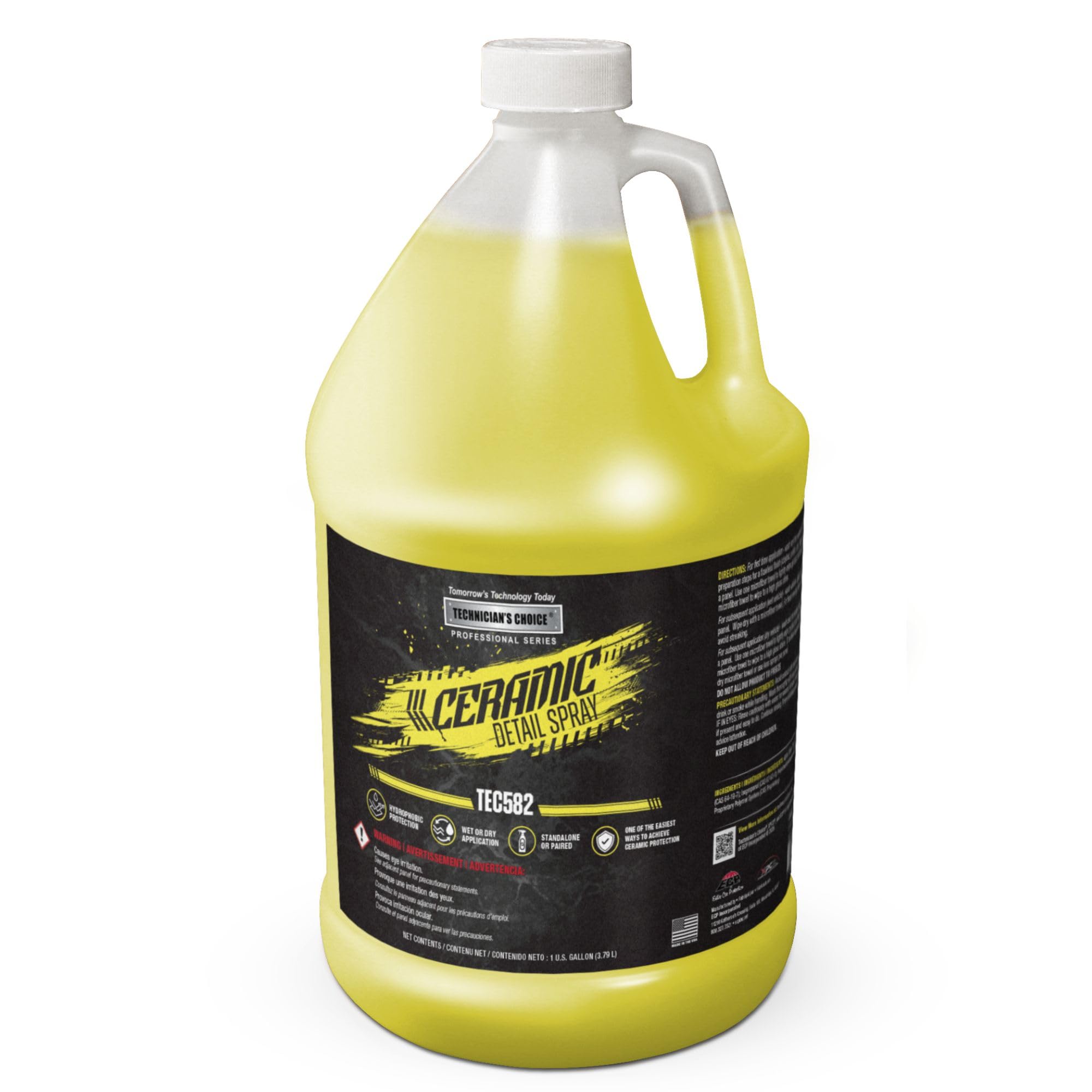 Technicians Choice TEC582 gallon front view showing product for professional detailing
