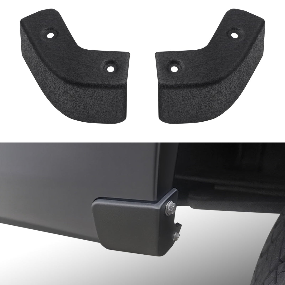 TECHPICCO front view installed on Ford F150 showing neat rear fender finish and streamlined look