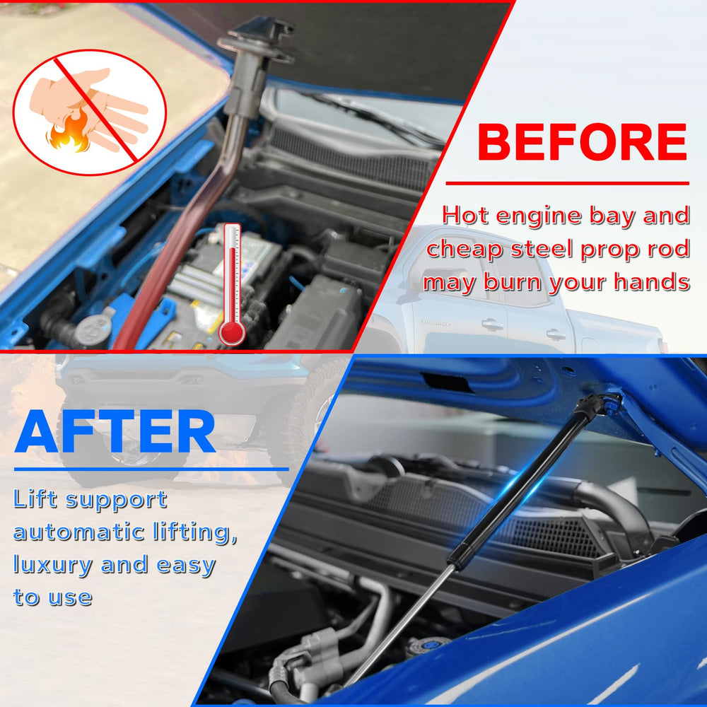 TECHPICCO gas cylinder profile demonstrating smooth lift support and durability