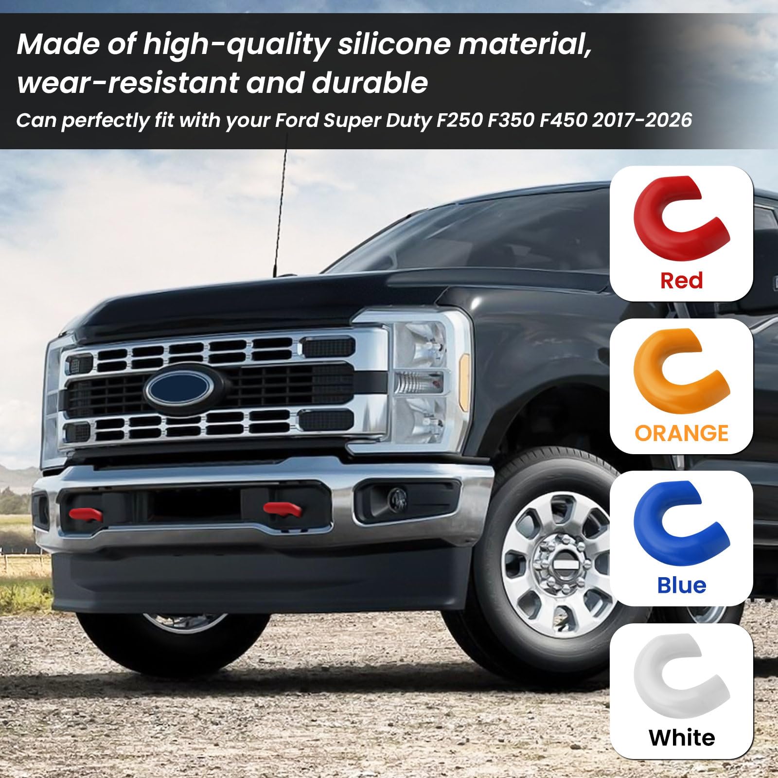 TECHPICCO installed on Ford Super Duty showing improved front aesthetics