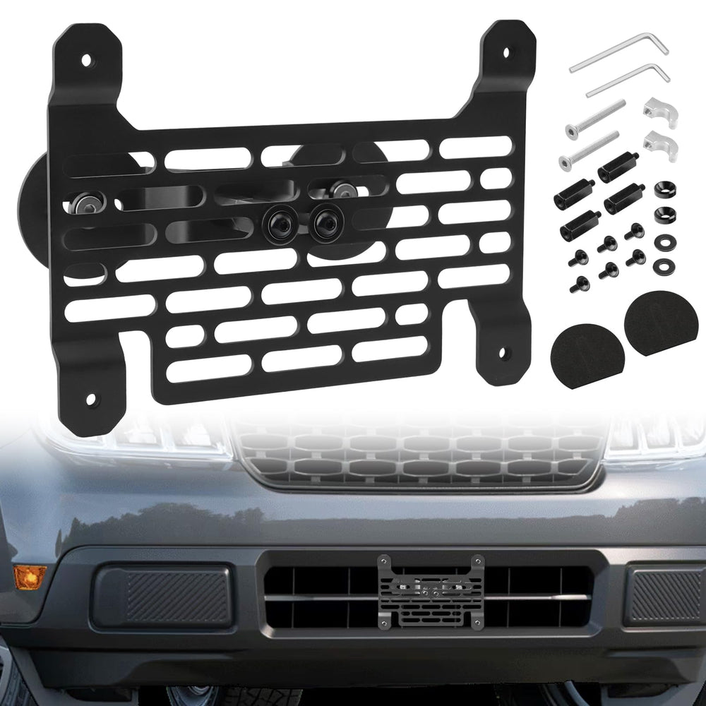 TECHPICCO front-mounted frame on vehicle showing clean look and protection