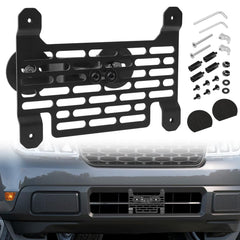 TECHPICCO front-mounted frame on vehicle showing clean look and protection
