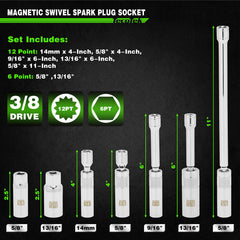 TecoTek sockets neatly organized in open case for instant selection