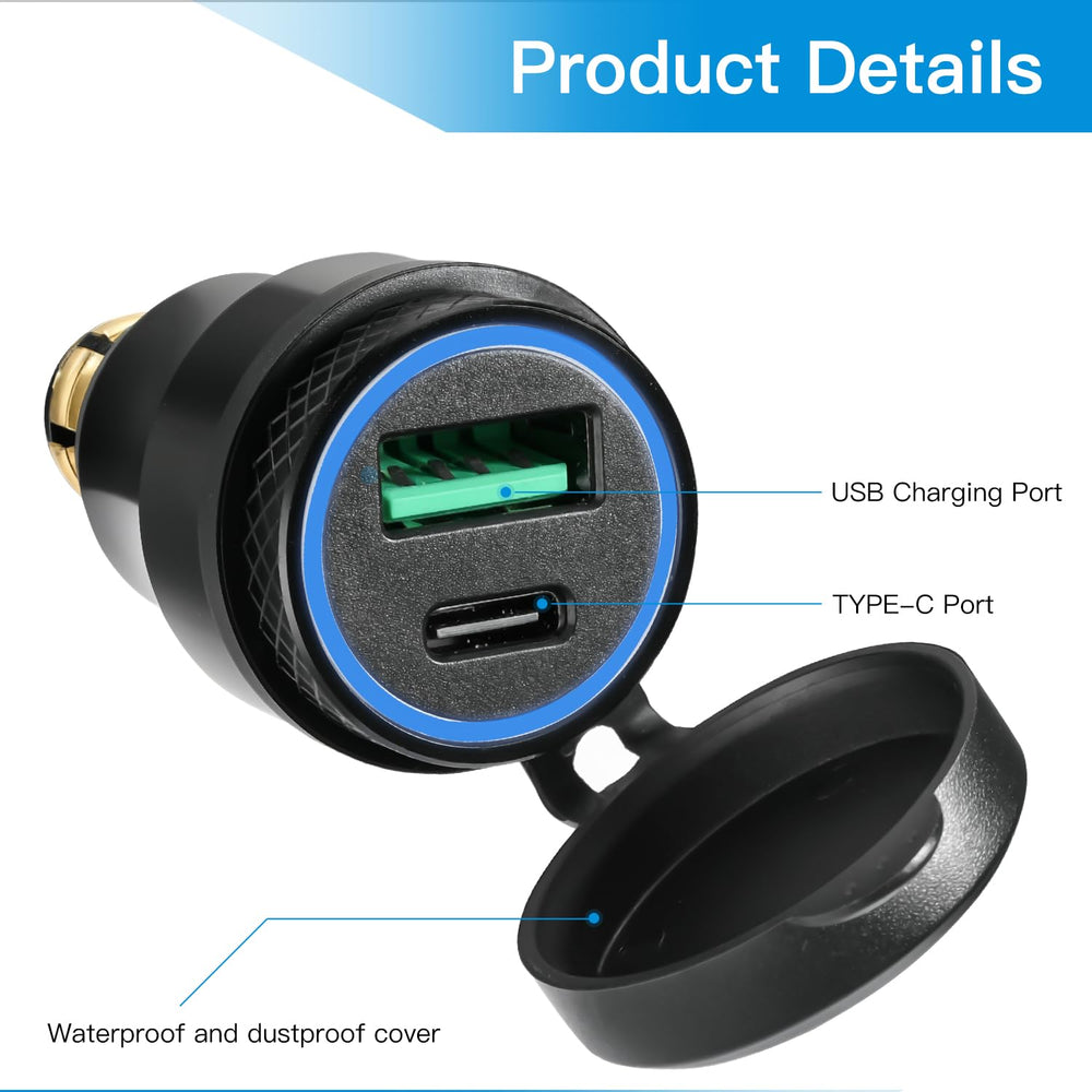 Tecreddy IP66 protective cover open revealing waterproof protection benefit