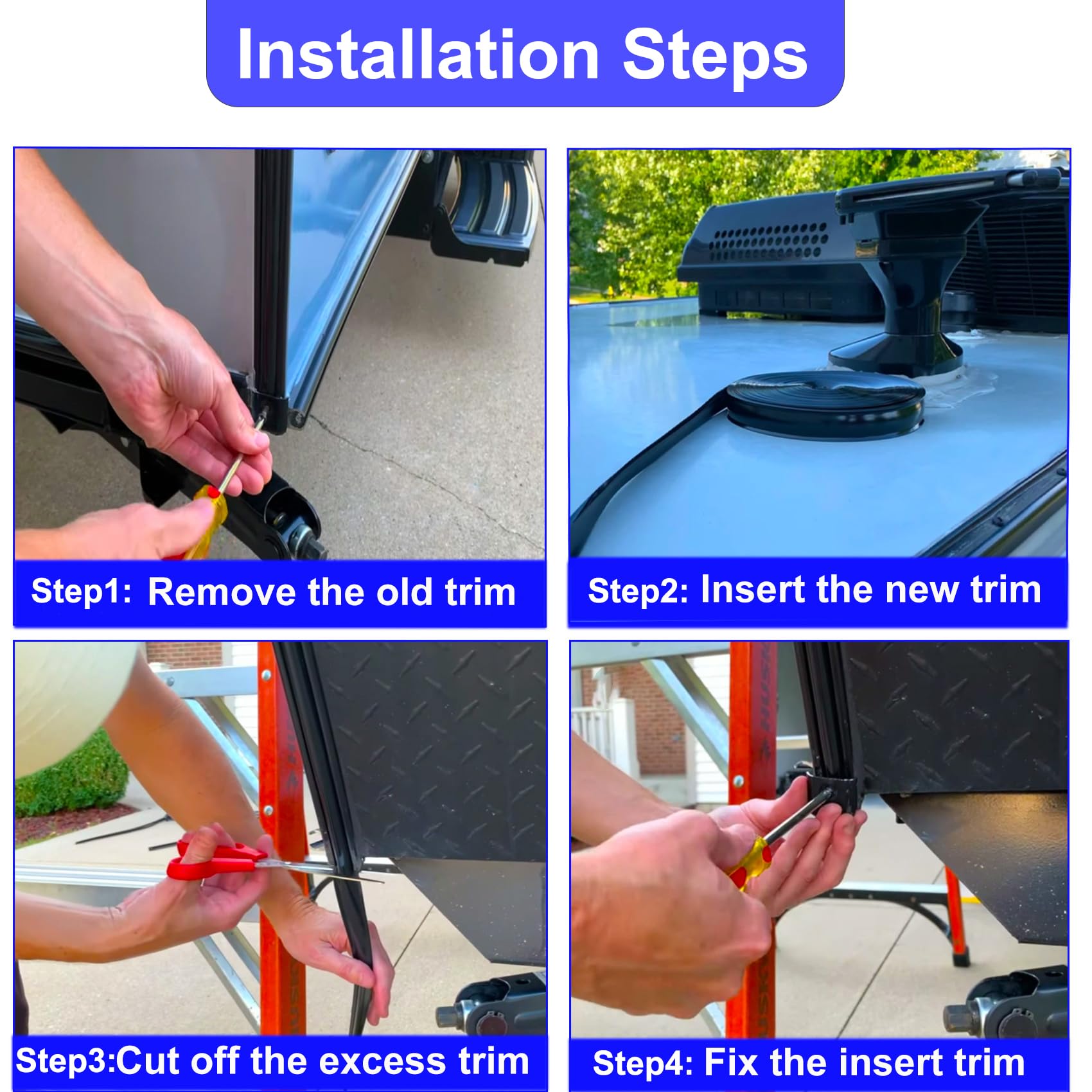 TeegRoow corner bend demonstration showing flexible trim for tight turns