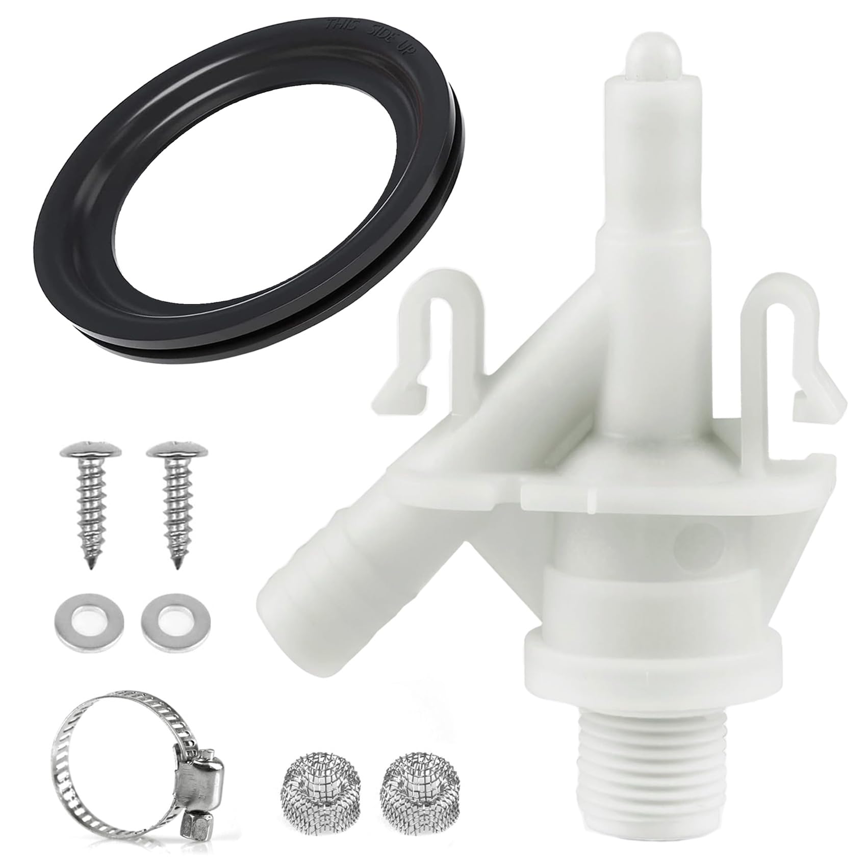 TeegRoow front packaging showing complete RV valve kit and model fit benefit