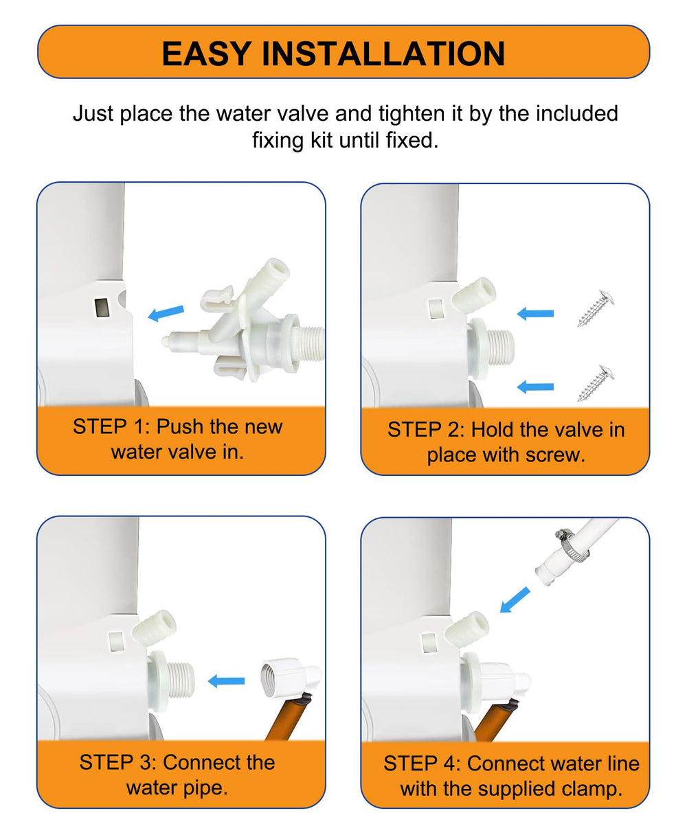 TeegRoow hardware layout with hose clamp screws and filters for complete repair