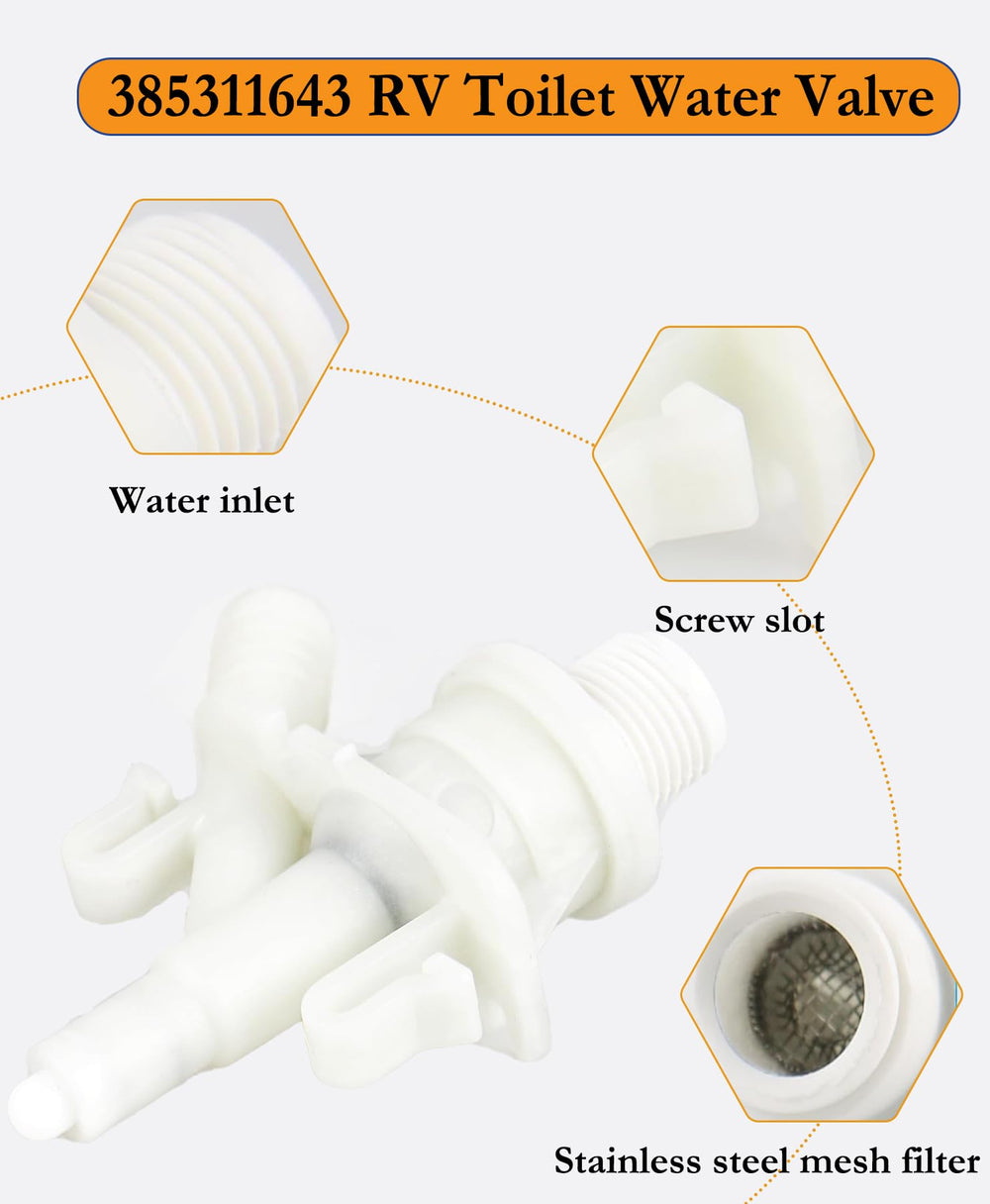 TeegRoow stainless mesh filter close-up preventing debris damage to valve