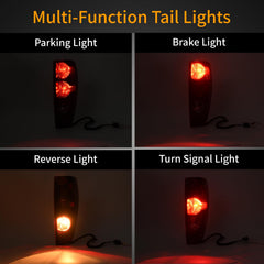 Tektend tail light back harness connector showing plug-and-play installation benefit
