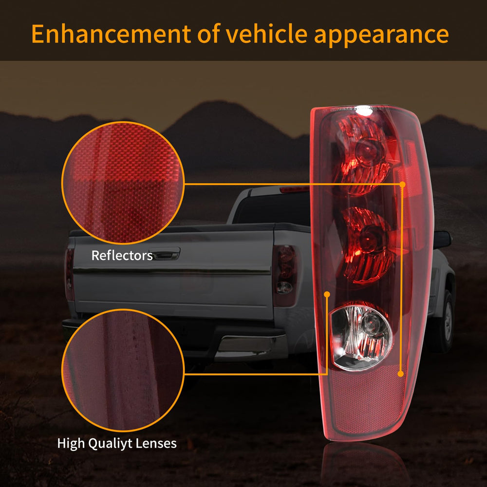 Tektend tail light at night showing enhanced visibility for safer driving