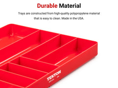 TEKTON polypropylene texture detail highlighting durable wipe-clean surface benefit