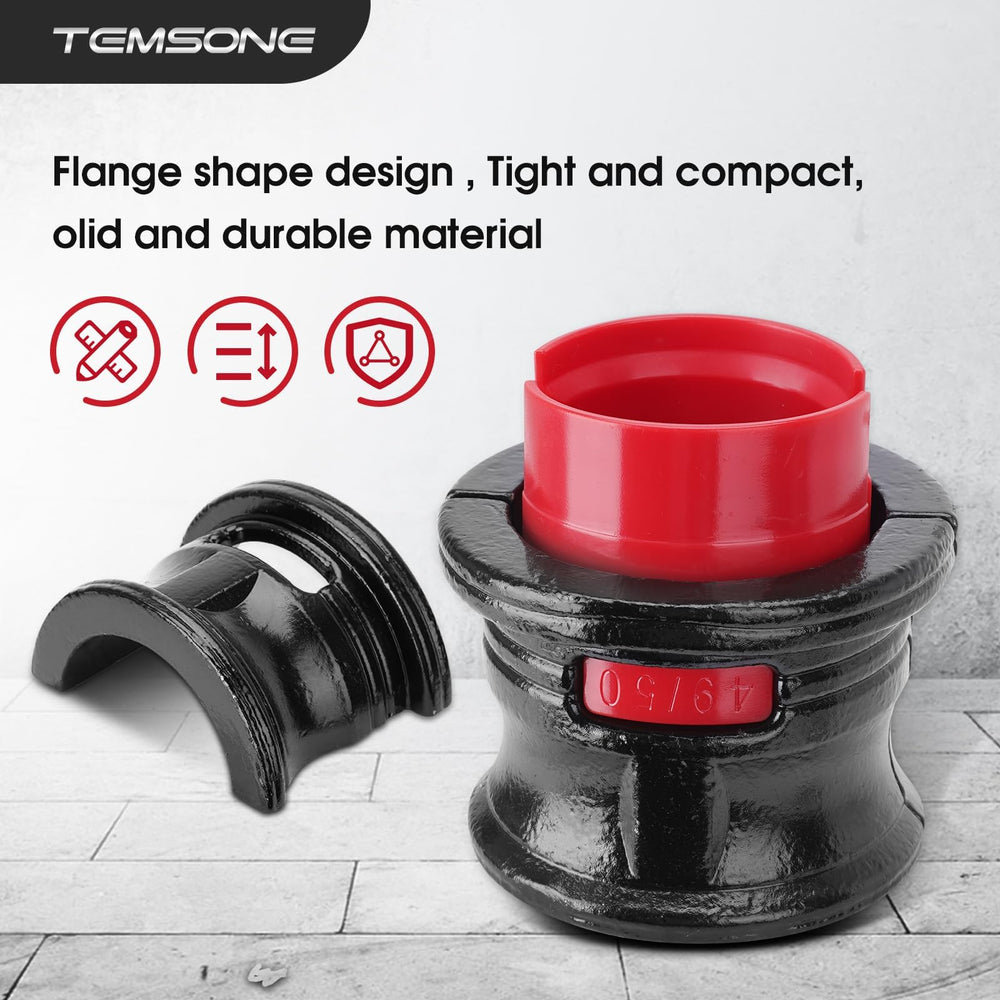 TEMSONE open plastic case with organized inserts improving efficiency and storage