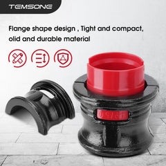 TEMSONE open plastic case with organized inserts improving efficiency and storage