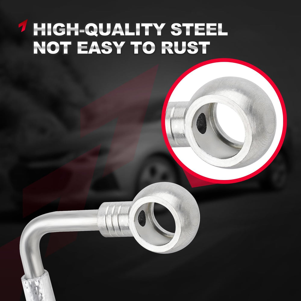 TEMSONE coolant feed line hose showing flexible connection and reliability