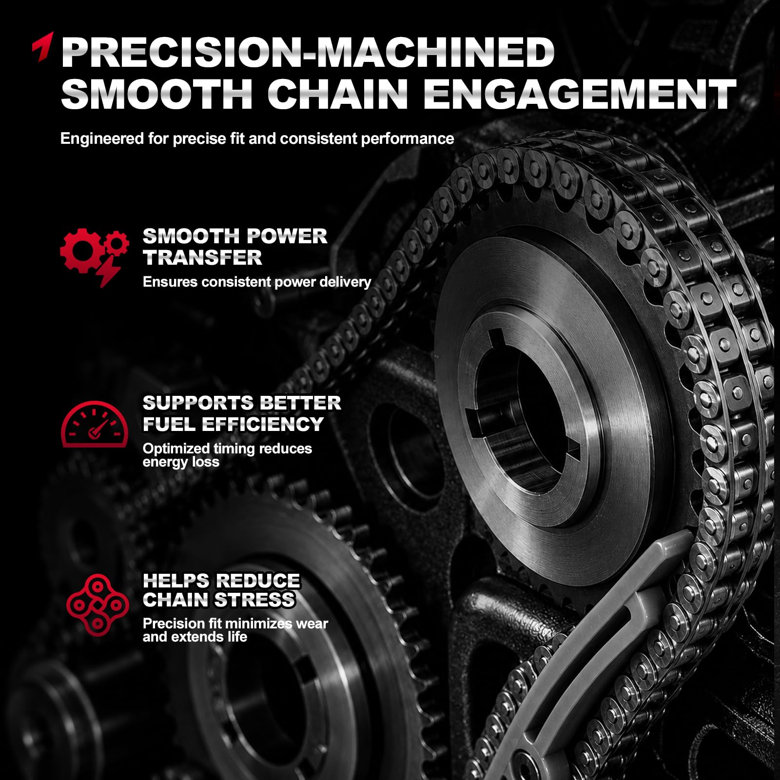 TEMSONE guide rail polymer texture demonstrating low-friction durability