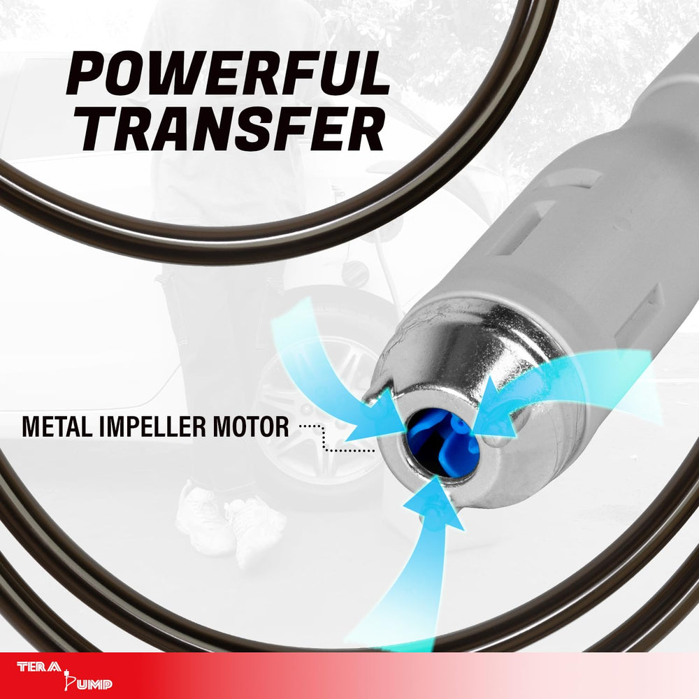 TERA PUMP universal adapter threads compatible with common gas can fittings