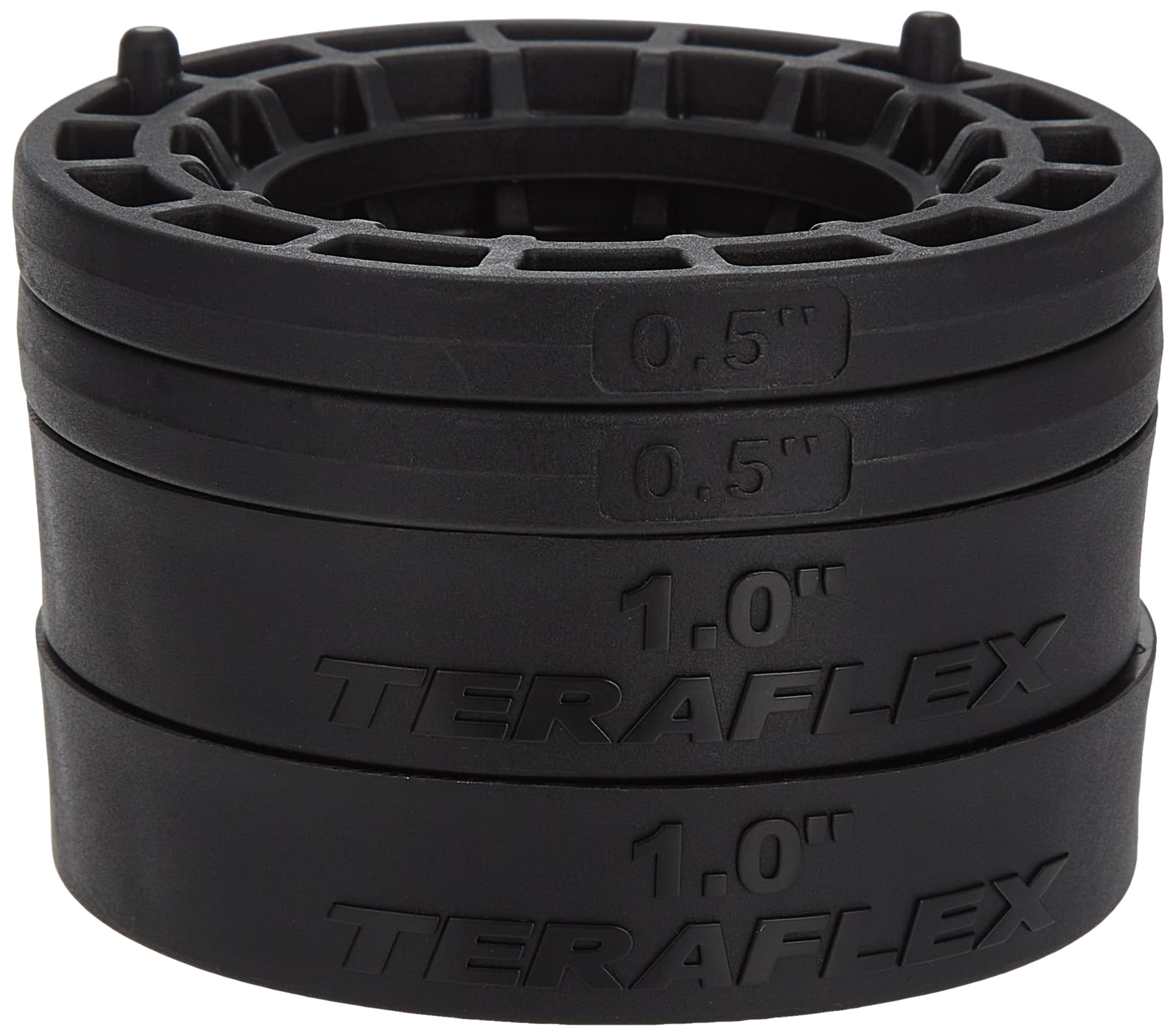 TeraFlex coil spring spacer close-up highlighting fit and strength
