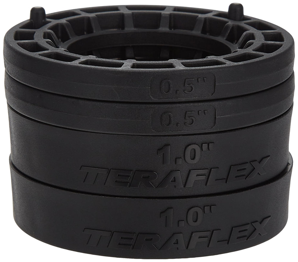TeraFlex coil spring spacer close-up highlighting fit and strength