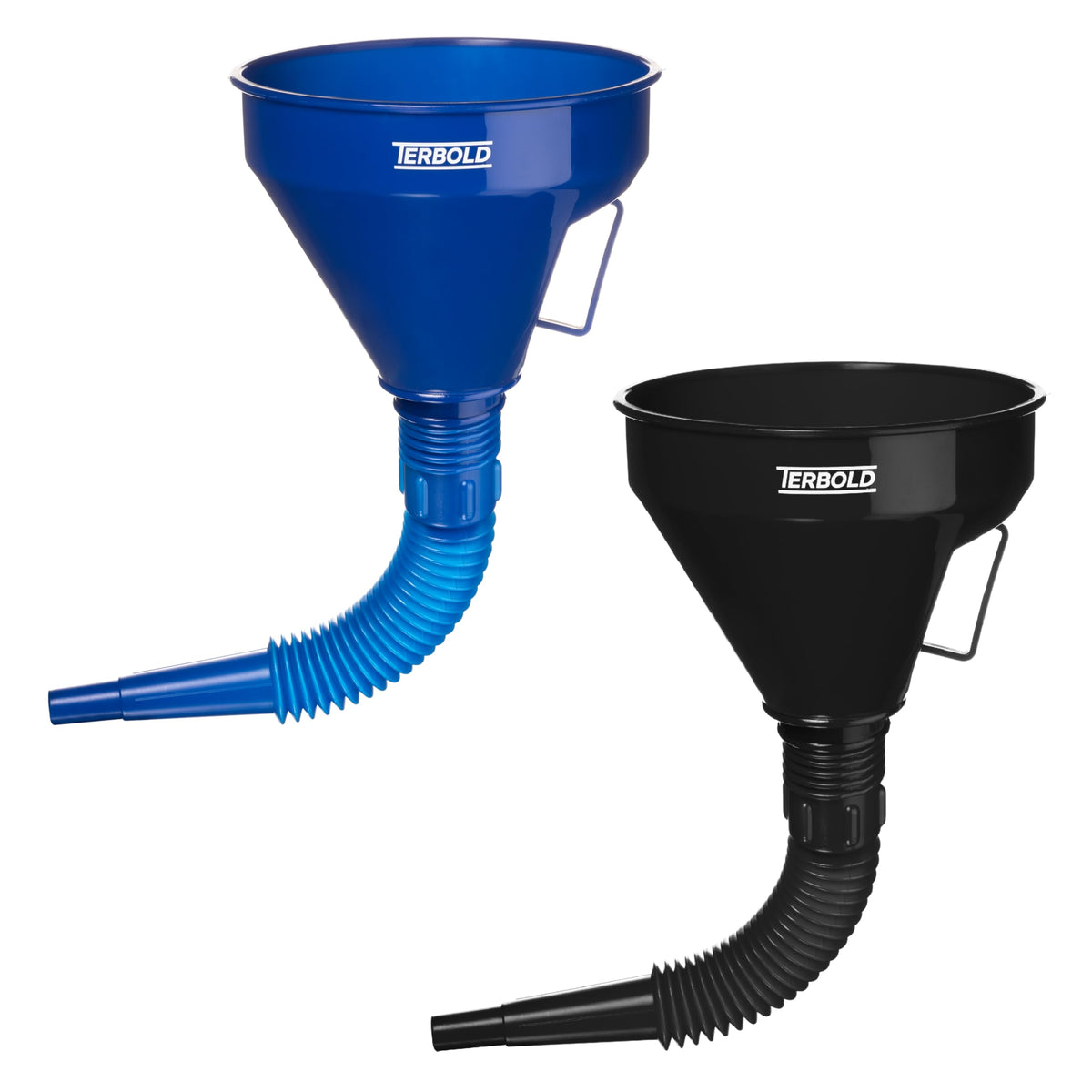 Terbold front view of both funnels showing kit and benefits