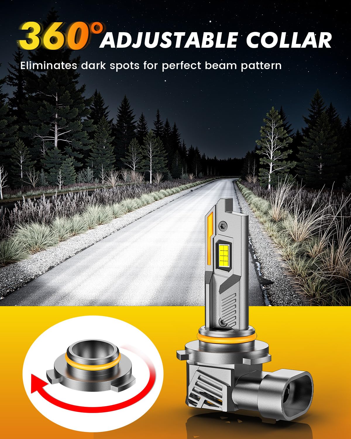 Termitor rotating clip detail with wrench for precise beam alignment benefit