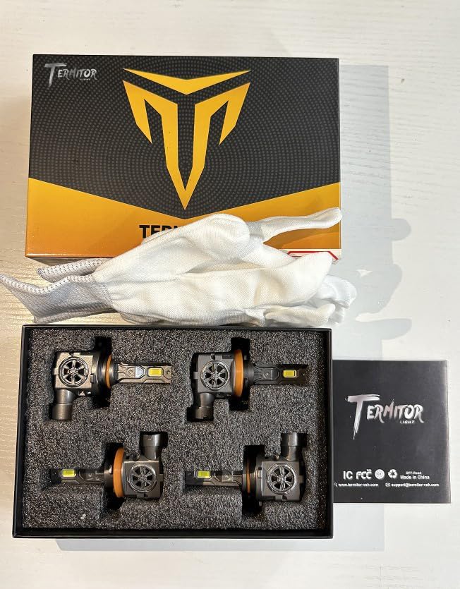 Termitor bulb with ruler for dimension reference and precise fit confirmation