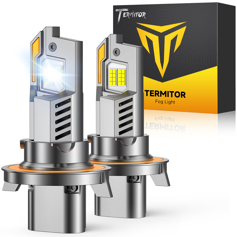 Termitor front packaging showing bulb pair and key features for easy identification
