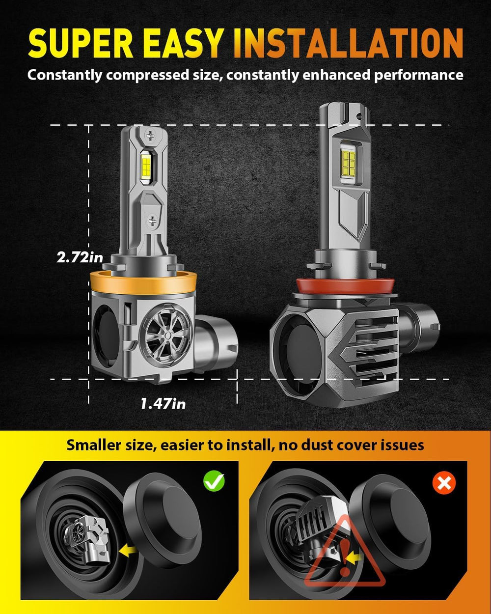 Termitor heat sink copper visual showing robust thermal design to extend bulb life