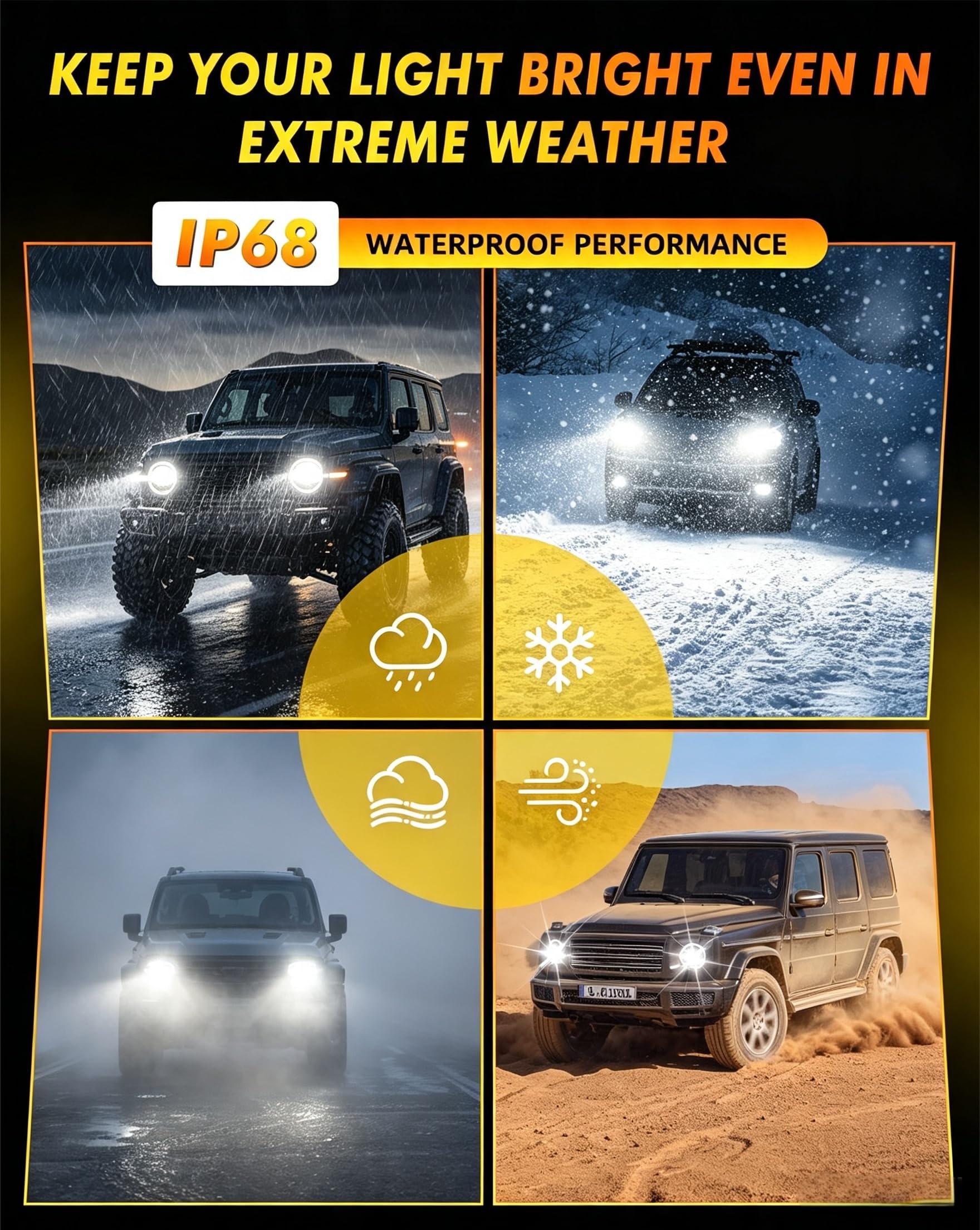 Termitor installed in vehicle headlight housing for easy swap