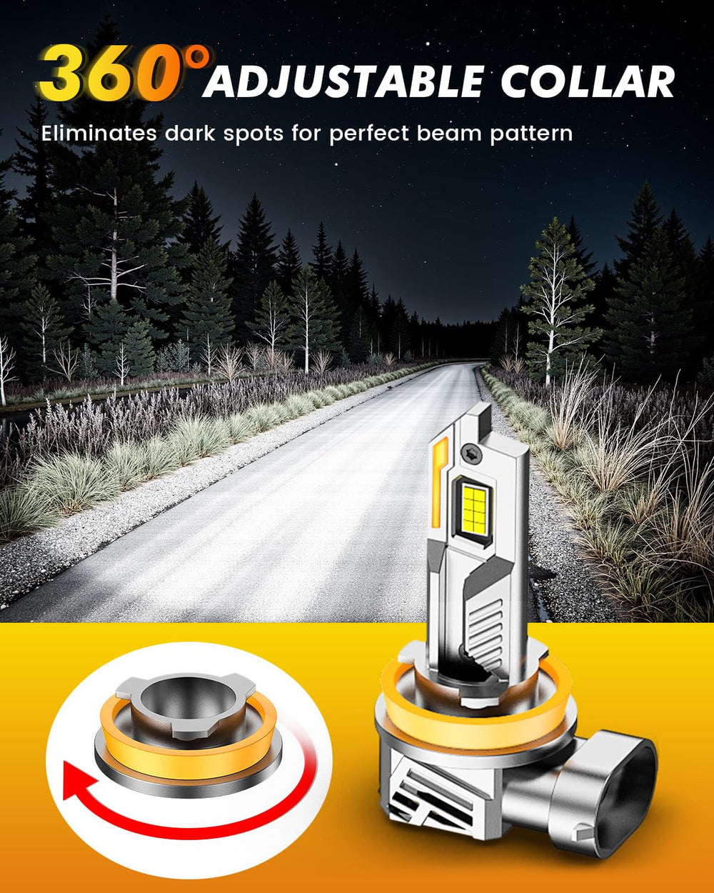 Termitor mini 1:1 size side profile demonstrating easy plug-and-play fit