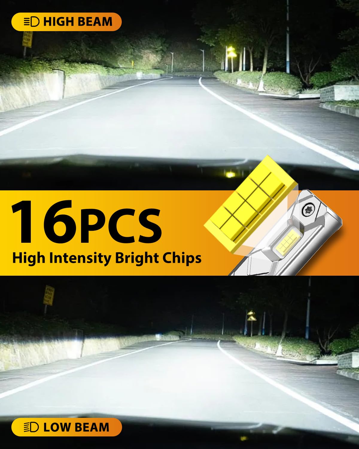 Termitor mini size next to OEM bulb showing compact fit benefit