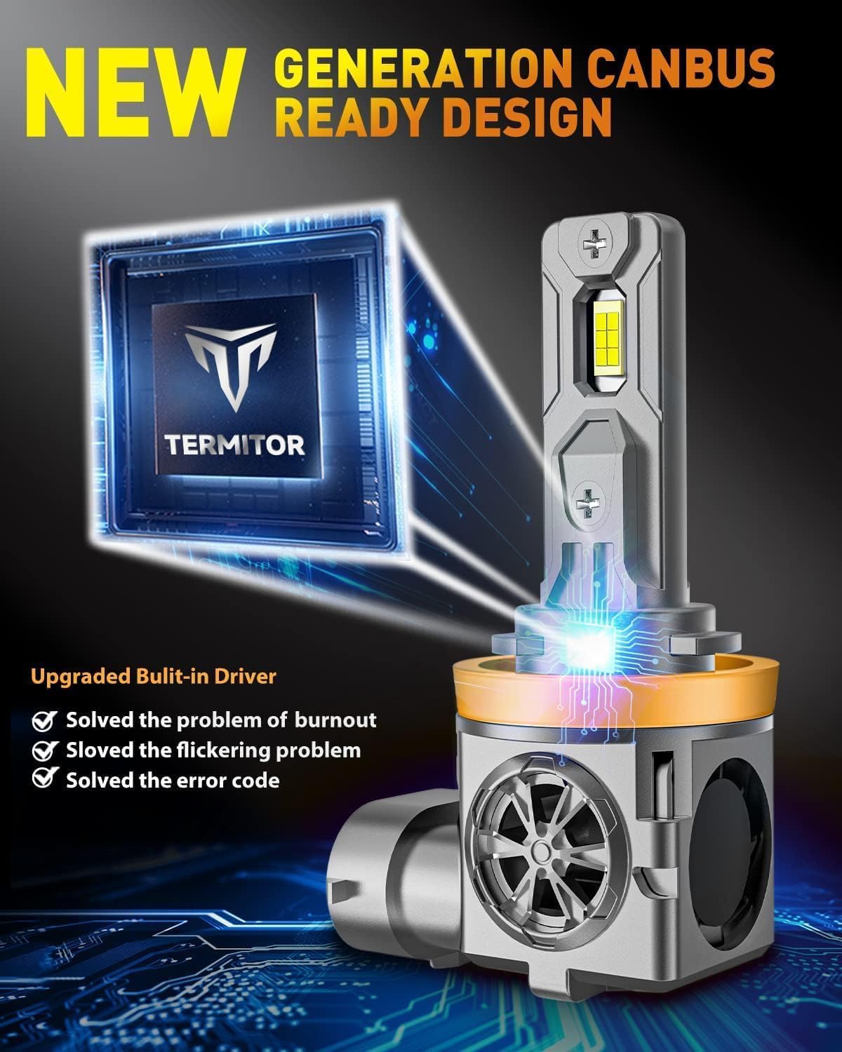 Termitor sealed housing with water droplets, proving IP68 weather protection