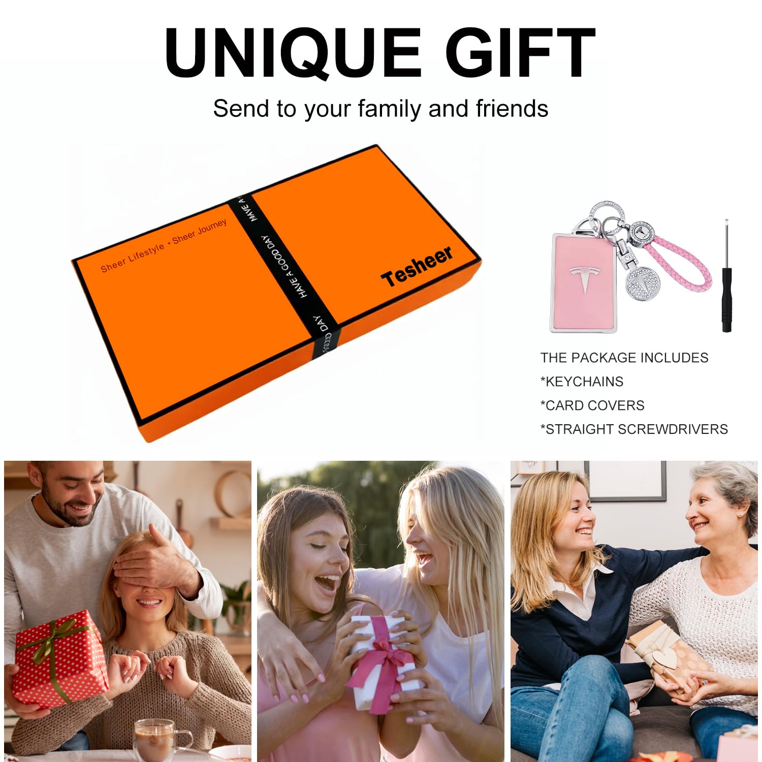 Tesheer held in hand to show scale and easy pocket-friendly portability