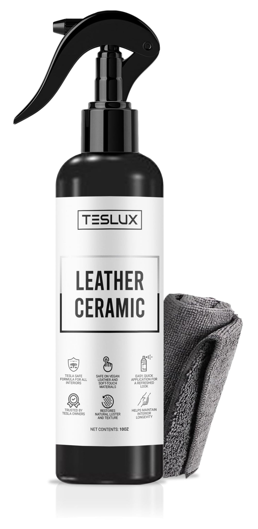 TesLux in a Tesla interior scene keeping seats factory-fresh and protected