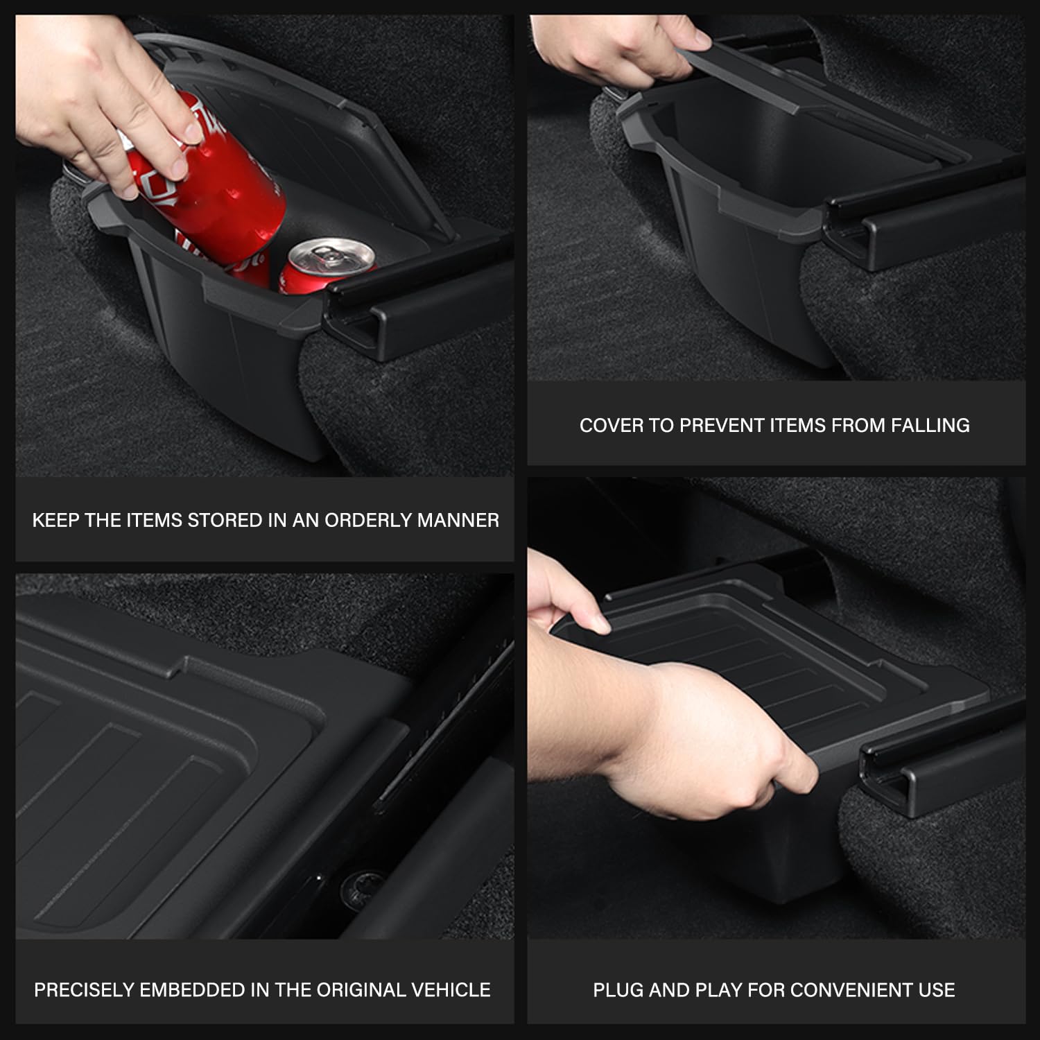 Tesnical close-up label showing TPE material and durable, odorless build