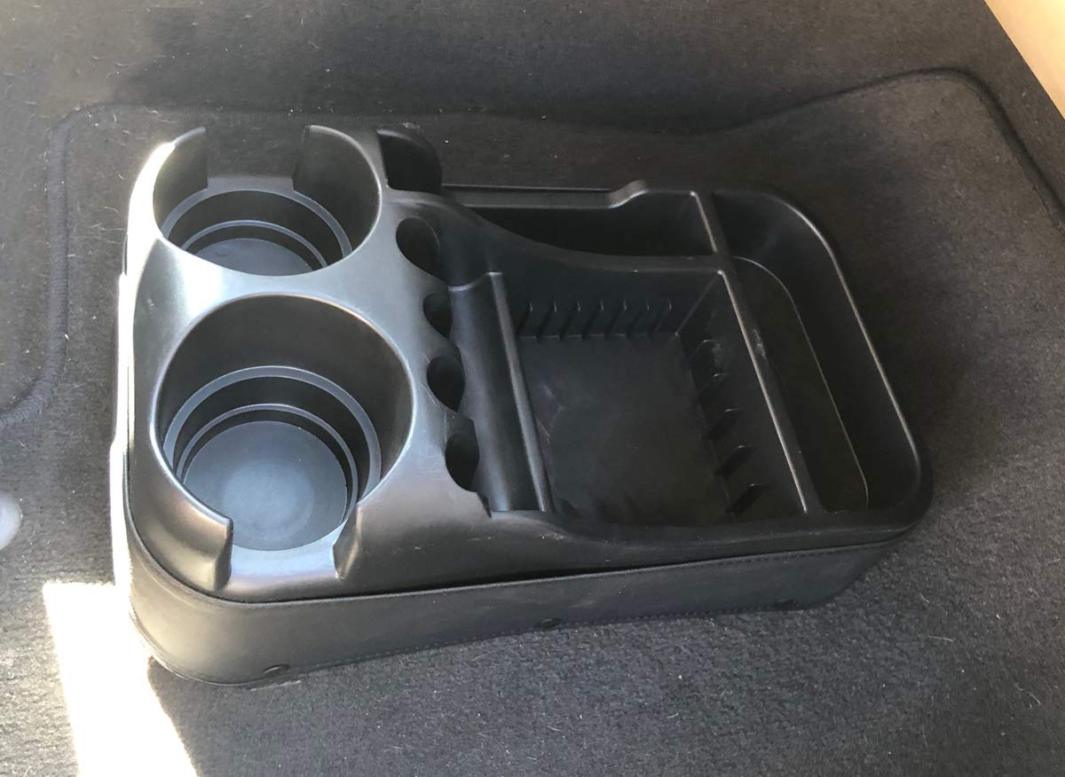 Texas Saddlebags in a car with family items showing convenience and clutter reduction on trips