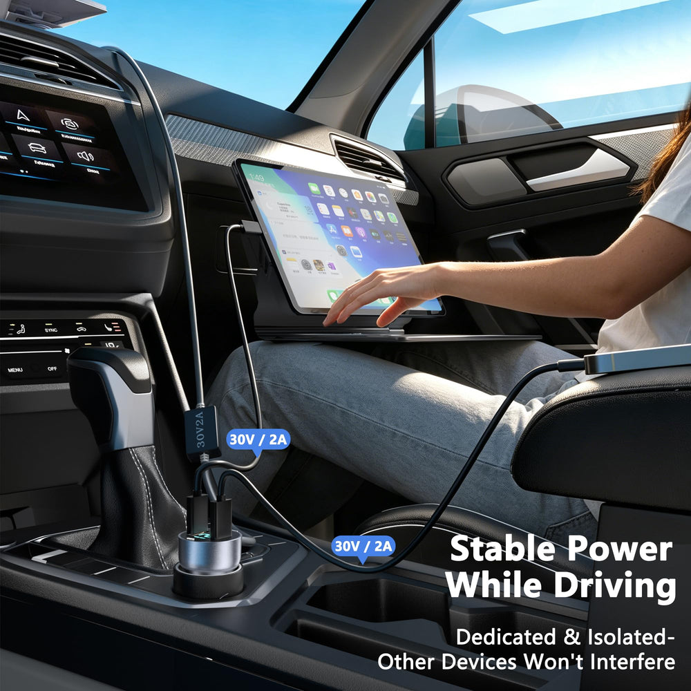 THALASSOTECH USB‑C and USB‑A ports closeup, fast device charging benefit