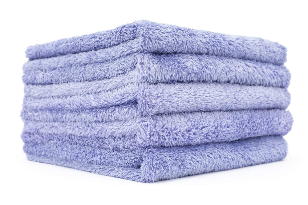 The Rag Company towel front stack showing lavender color and neat presentation for quick access