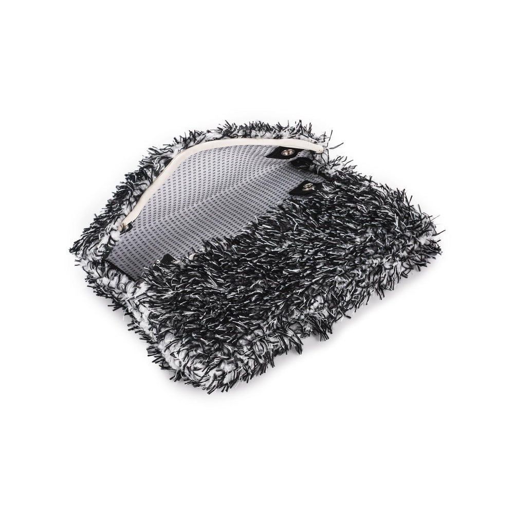The Rag Company towel plug securing microfiber towel for custom cleaning
