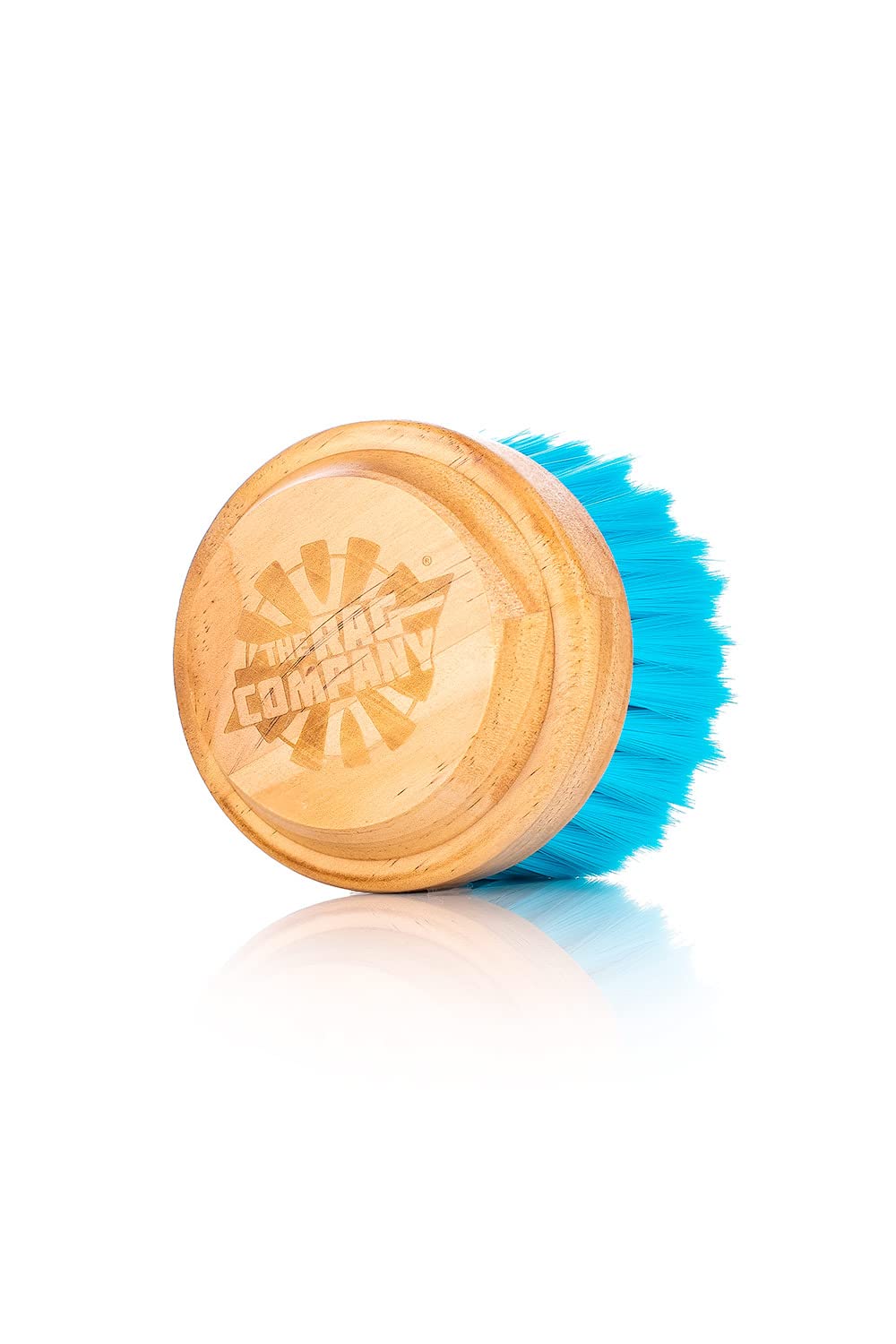 The Rag Company front view of brush showing compact head and grip for precise cleaning