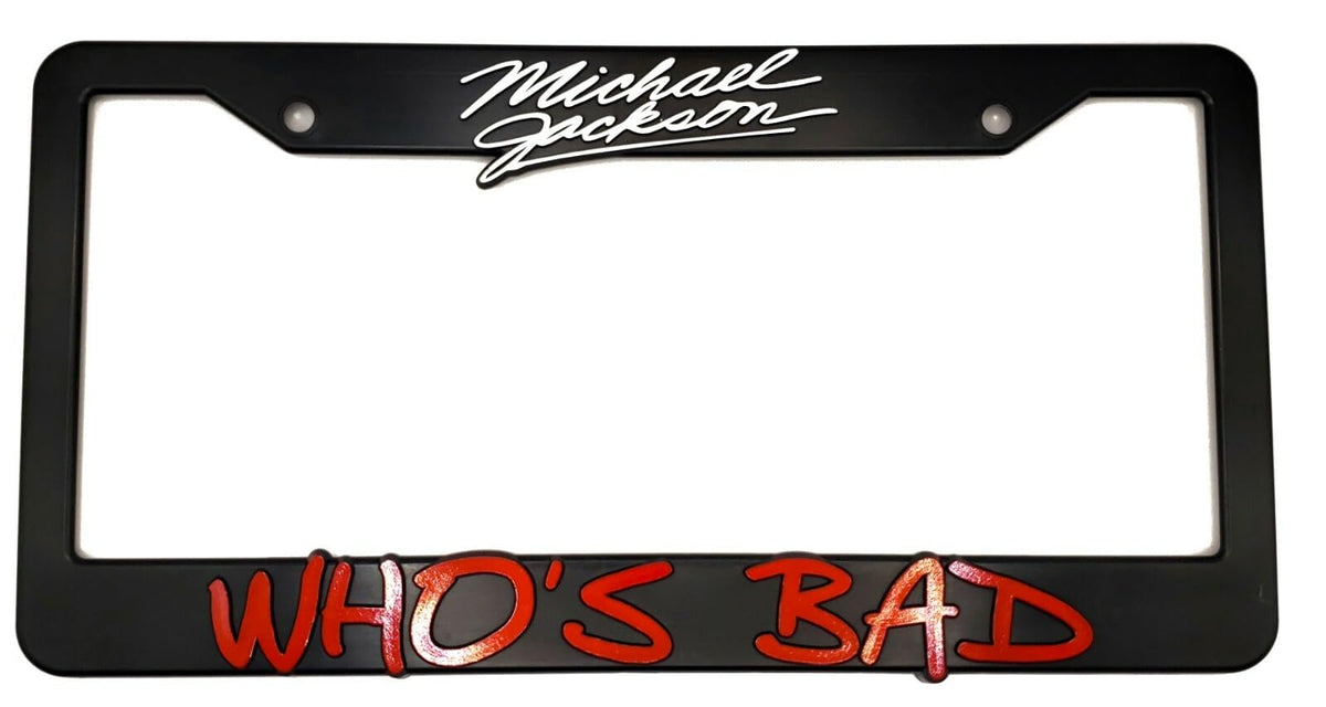 THE SPARRING PRO front view of 3D Michael Jackson frame enhances car style