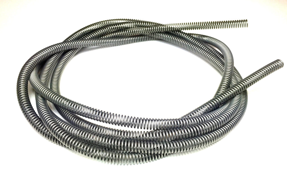 The Stop Shop front view of stainless gravel guard protecting tubing effectively