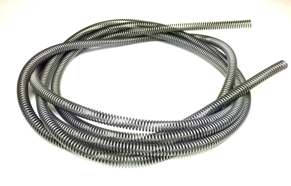 The Stop Shop front view of stainless gravel guard protecting tubing effectively
