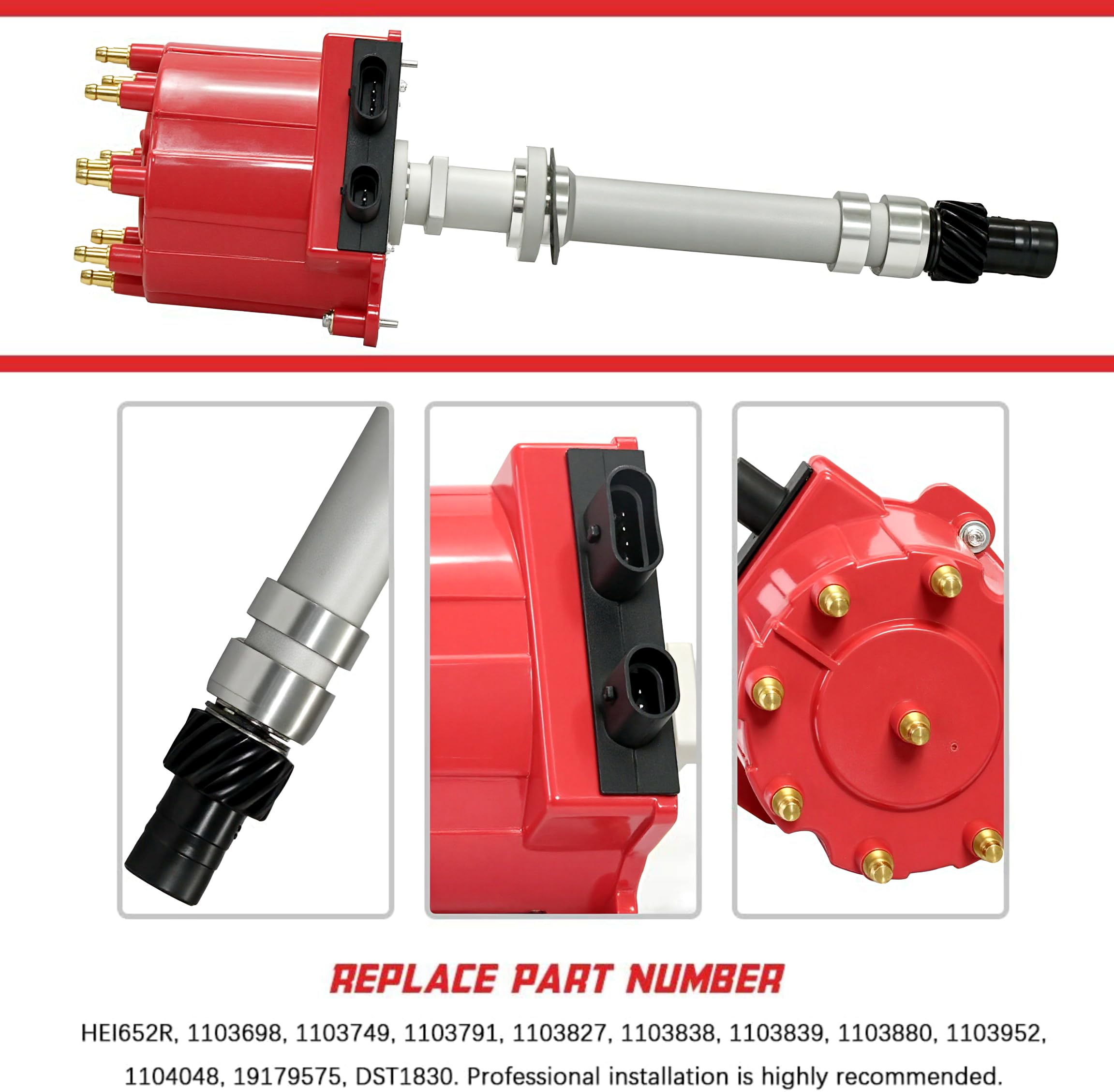 THEBIGDEALS distributor side flange and mounting points for easy installation